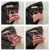PU Solid Color Bow Casual Tote Large Capacity Commuting High Quality Women's Bags Winter New Versatile Crossbody Bags