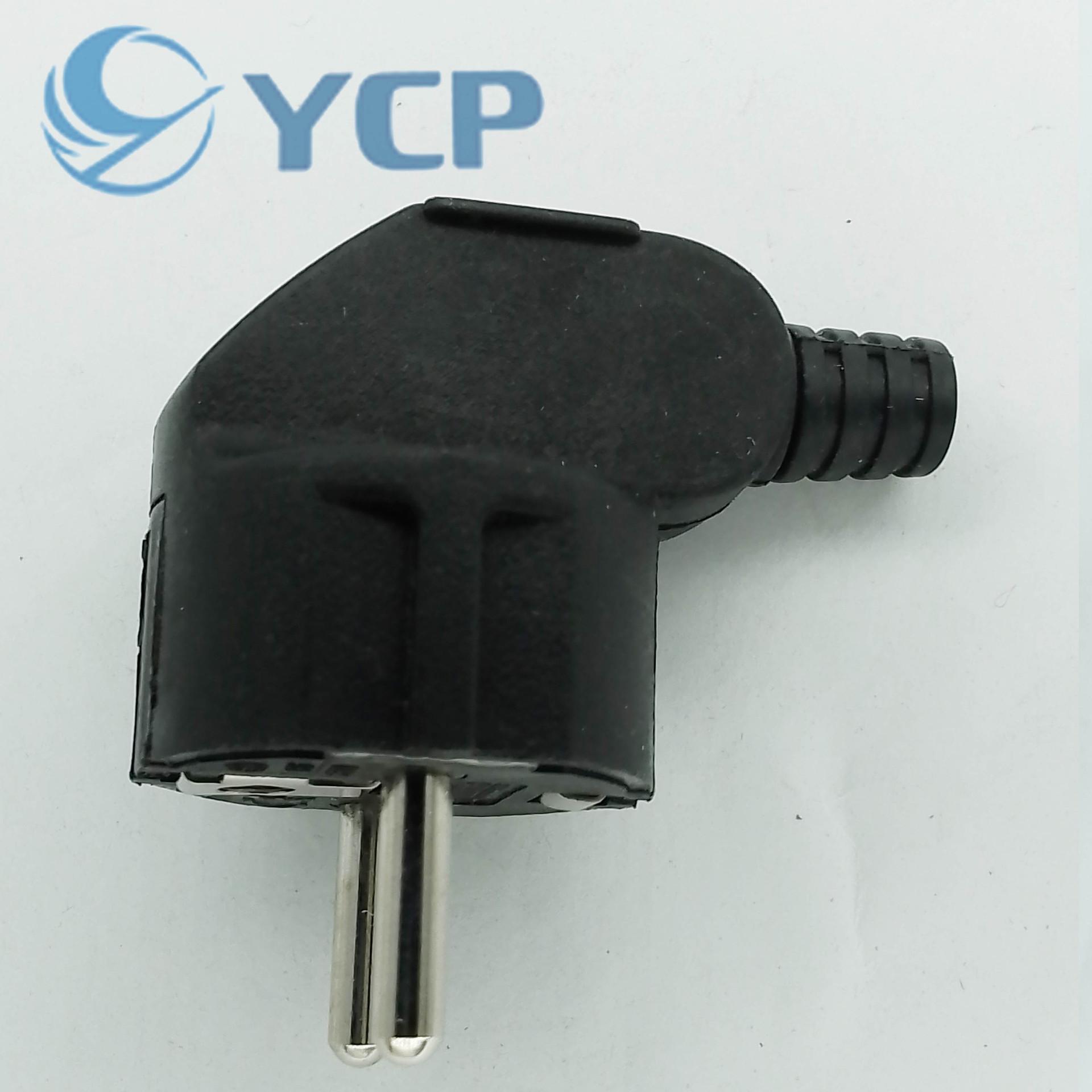 High-Quality 16A German Waterproof PVC Plug – EU Standard, Drop-Resistant European Plug