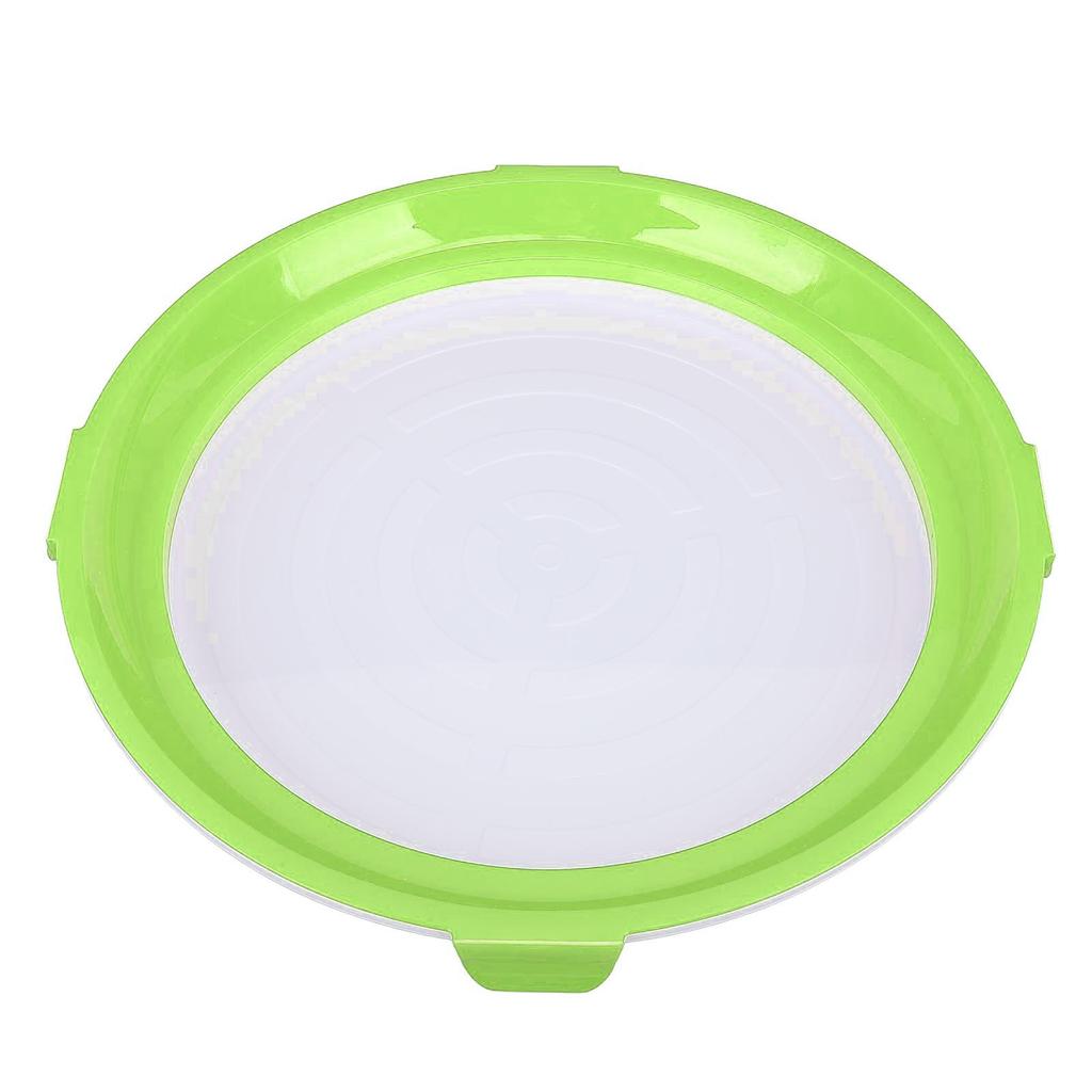 Food Preservation Tray Multipurpose Round Shape Reusable Vacuum Sealing Stackable Food Storage Tray