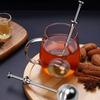2PCS Fine Mesh Long Handle Tea Strainer Ball 304 Stainless Steel Tea Filter  Office