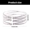Multilayer Crystal Cuff Bracelet for Women Sparkling Rhinestones Bangle Handmade Jewelry Accessory for Any Outfit