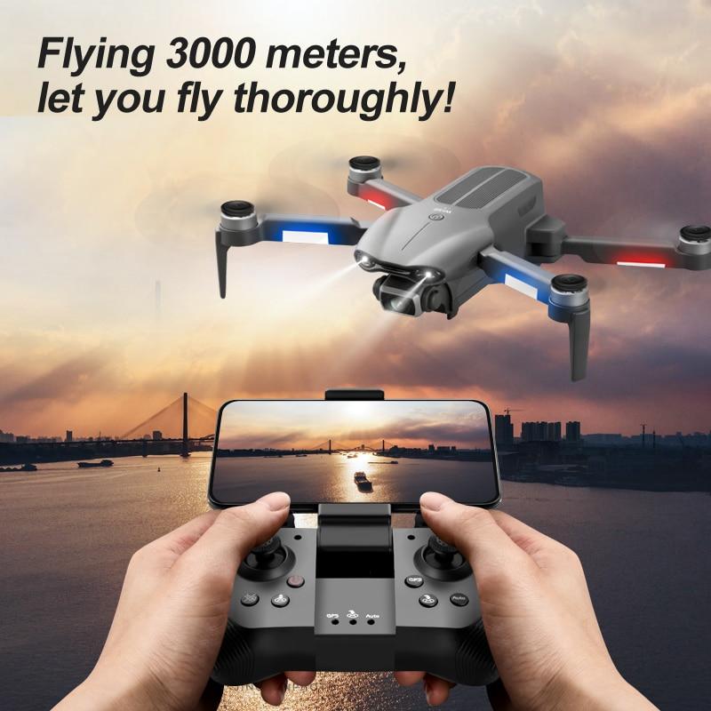 F9 GPS Drone 4K Professionell Dual Camera Hopfällbar RC Quadcopter Dron 6K 5G WIFI Borstlös motor Fjärrkontroll Helikopterleksak