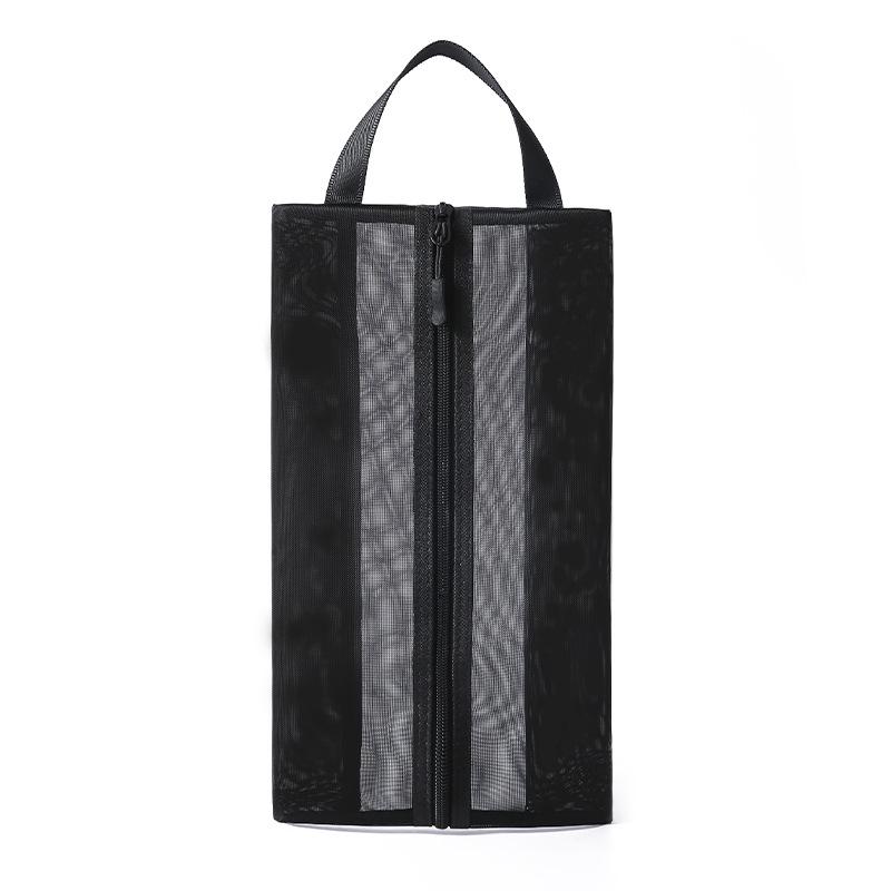 Outdoor Multi-Functional Transparent Mesh Shoe Bag with Print Logo
