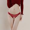 Adjustable Lace Transparent Crotchless Briefs Women Sexy Lingerie Open Crotch Panties Low Waist Exotic Underpants Female Intimat