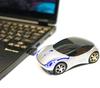 Wireless USB for Sports Set Car-shaped Mouse, Silver, Cars, Silent, Optical, 2-Piece