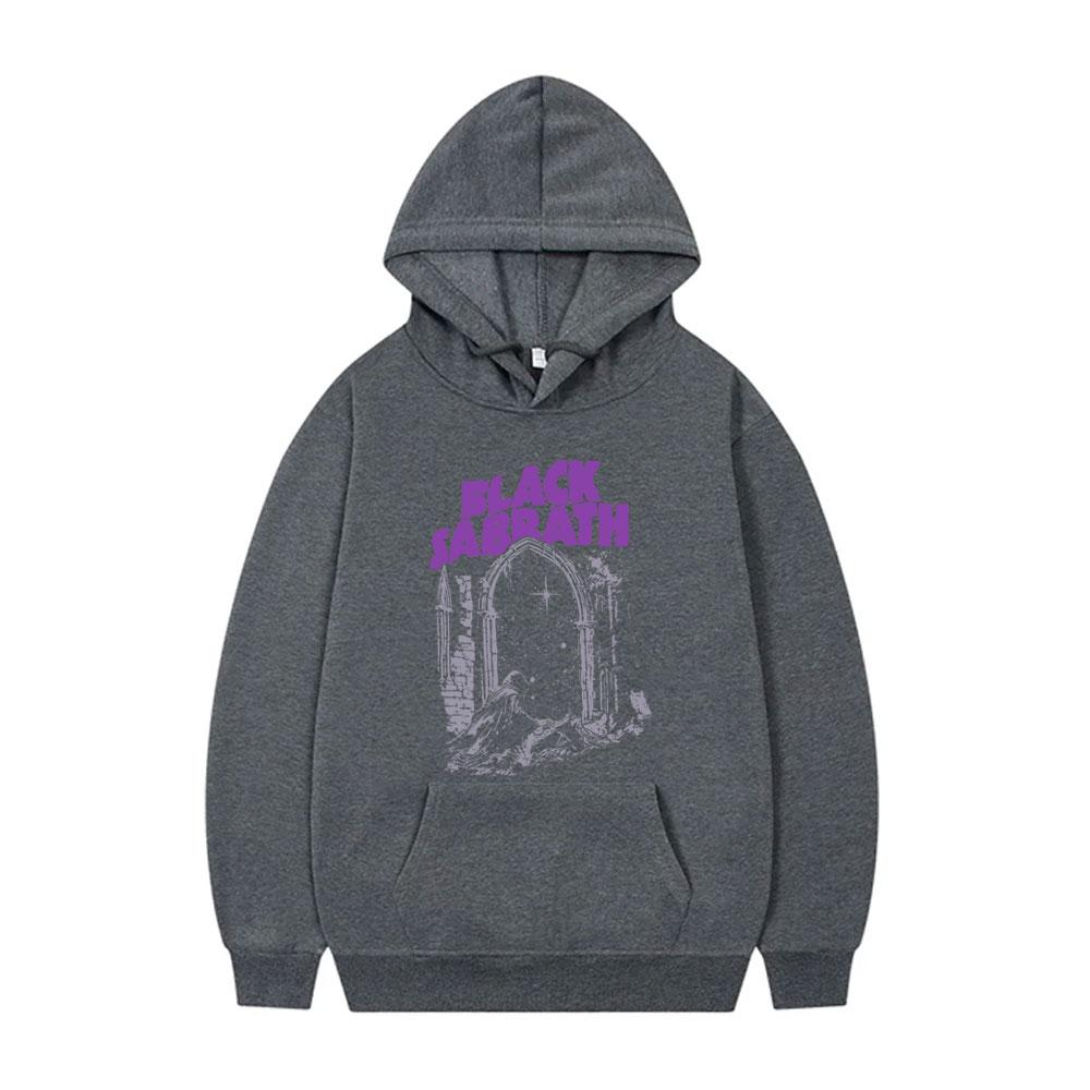 Heavy Metalová Rocková Kapela Black Sabbath Mikina Pánská Dámská Oblečení Ležérní Fleecová Bavlněná Mikina Pánská Oversized Pulovrová Mikina s Kapucí