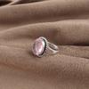 Morganite Gemstone 925 Sterling Silver Handcrafted Jewelry Women Ring Engagement Gift RR-84-4