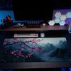 Kirschblüten Mauspads Mous Pad PC Gamer Computerzubehör Mousepad Gaming Laptop Tastatur Teppich Große Schreibtischmatte Teppich