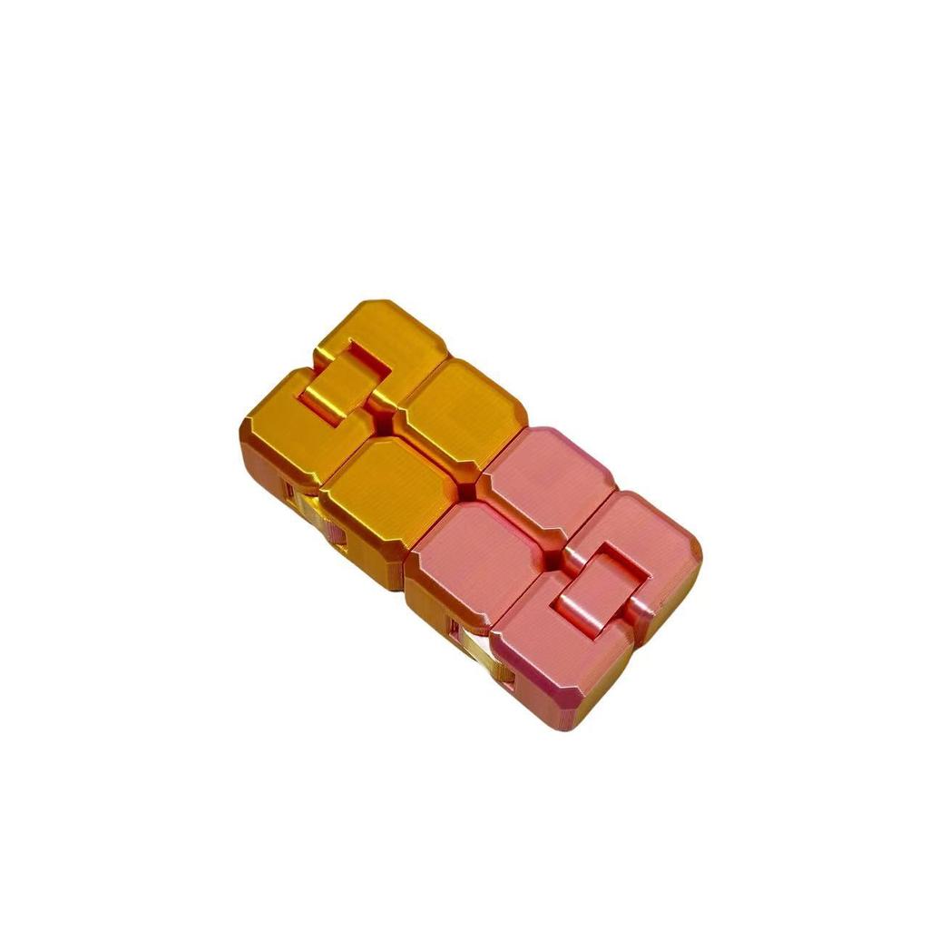 Infinity Stress Relief Cube Toy Portable Educational Decompress Fidget Toy for Adults Kids Birthday Gift 3D Geometric Desk Cube