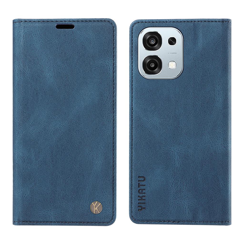For Oppo F31 5G/Oppo A6 Pro 5G Leather Cover YIKATU YK-004 Skin-Touch Wallet Phone Cases