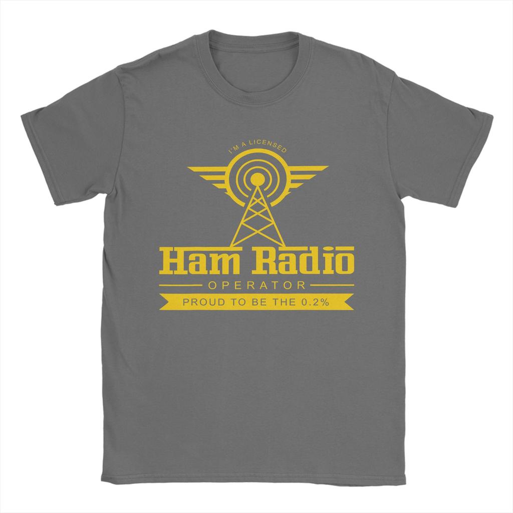 Unisexs Ham Radio Operator T Shirt Cotton Tops Vintage Short Sleeve Round Collar Tee Shirt New Arrival TShirts