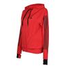 adidas Performance Fleece Zip Hoodie Knitted Casual Striped Long Sleeve Jacket Women Jackets CW4055