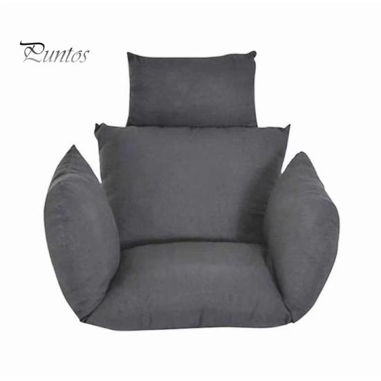 Egg Chair Cushion Swing Chair Cushion with Headrest Washable Hanging Basket Seat Cushion Replacement for Patio Garden Egg Chair