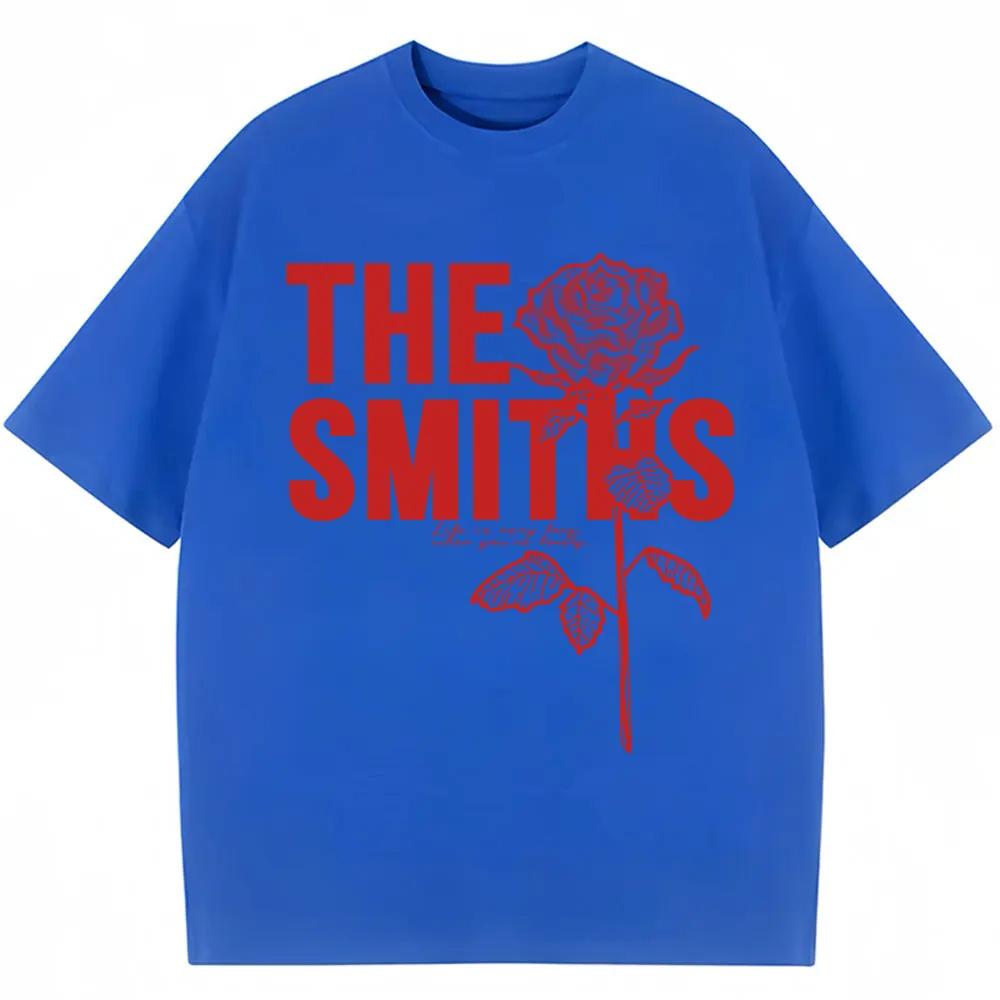 Rock Band The Smiths Grafik T-Shirt Herren Damen Mode Hip Hop Vintage Harajuku T-Shirts Übergroß Lässig Baumwolle T-Shirts Streetwear
