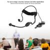 Lightweight Headset Microphone Mini 3 Pins Portable Mic Easy To Use Condenser Mic  Wireless Setup