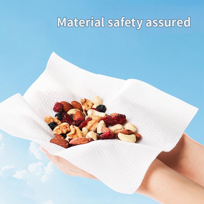 Perlmuster Einweg-Gesichtstuch 100% Baumwolle Tissue Weich Gesichtsreinigung Wiederverwendbar Nass Trocken Make-up Einweg-Gesichtstuch