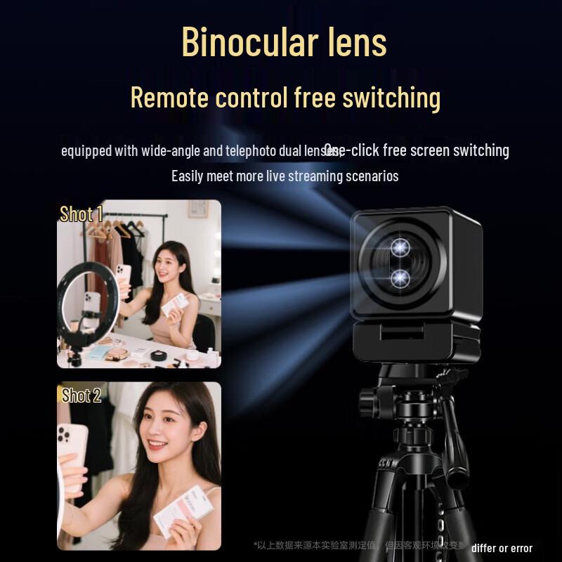 Steck 4K Dual-Lens Live Streaming Computer Camera with 20x Zoom