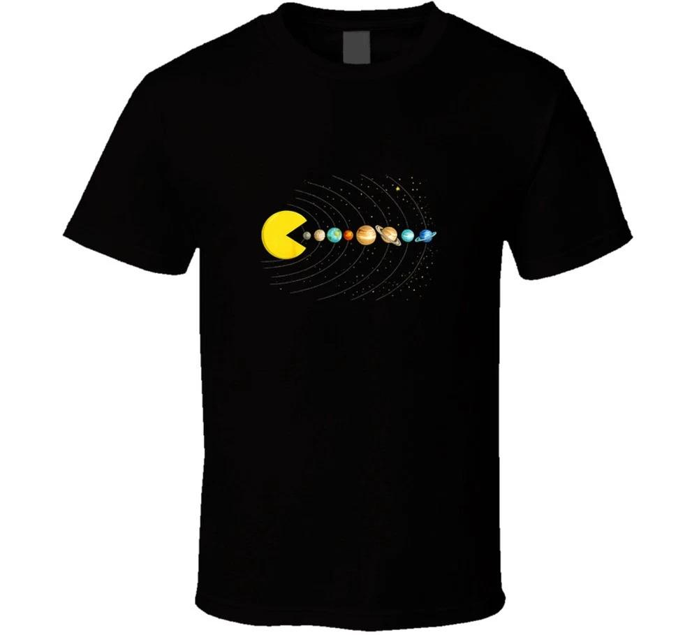 

Pacplanets Solar System Science Funny Galactic Gamer Gift T Shirt L