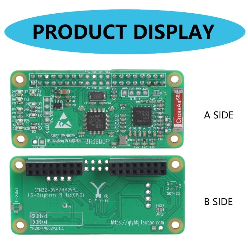 Complete MMDVM Hotspot Board 443 Antennae Multiple Mode Digital Communication and 1.5Mbps Data Rate