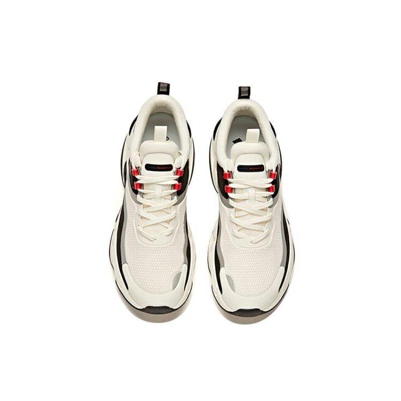 Anta Low Top Running Shoes Mens White Black X-LOOOP Technology 912045552-1