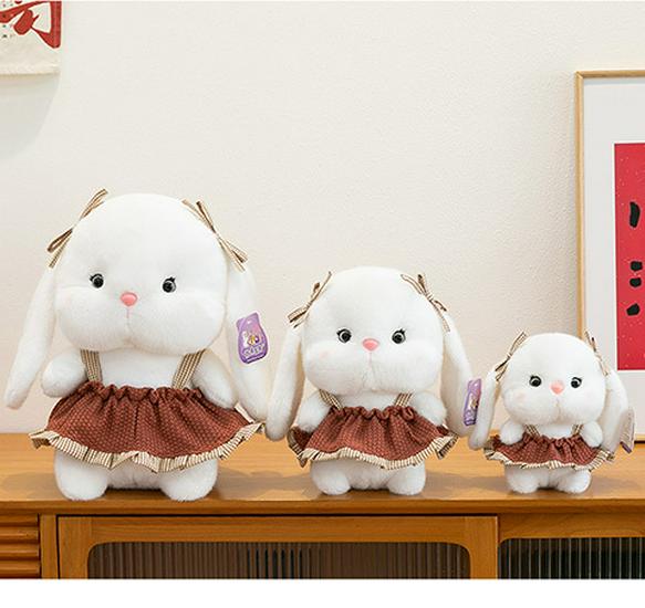 Entzückendes Cartoon-Kaninchen-Plüschtier - Niedliche Baby-Schmusepuppe & Geburtstagsgeschenk