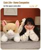 Cartoon Cat Pillow Plush: Large Meowing Sleep Companion for Kids