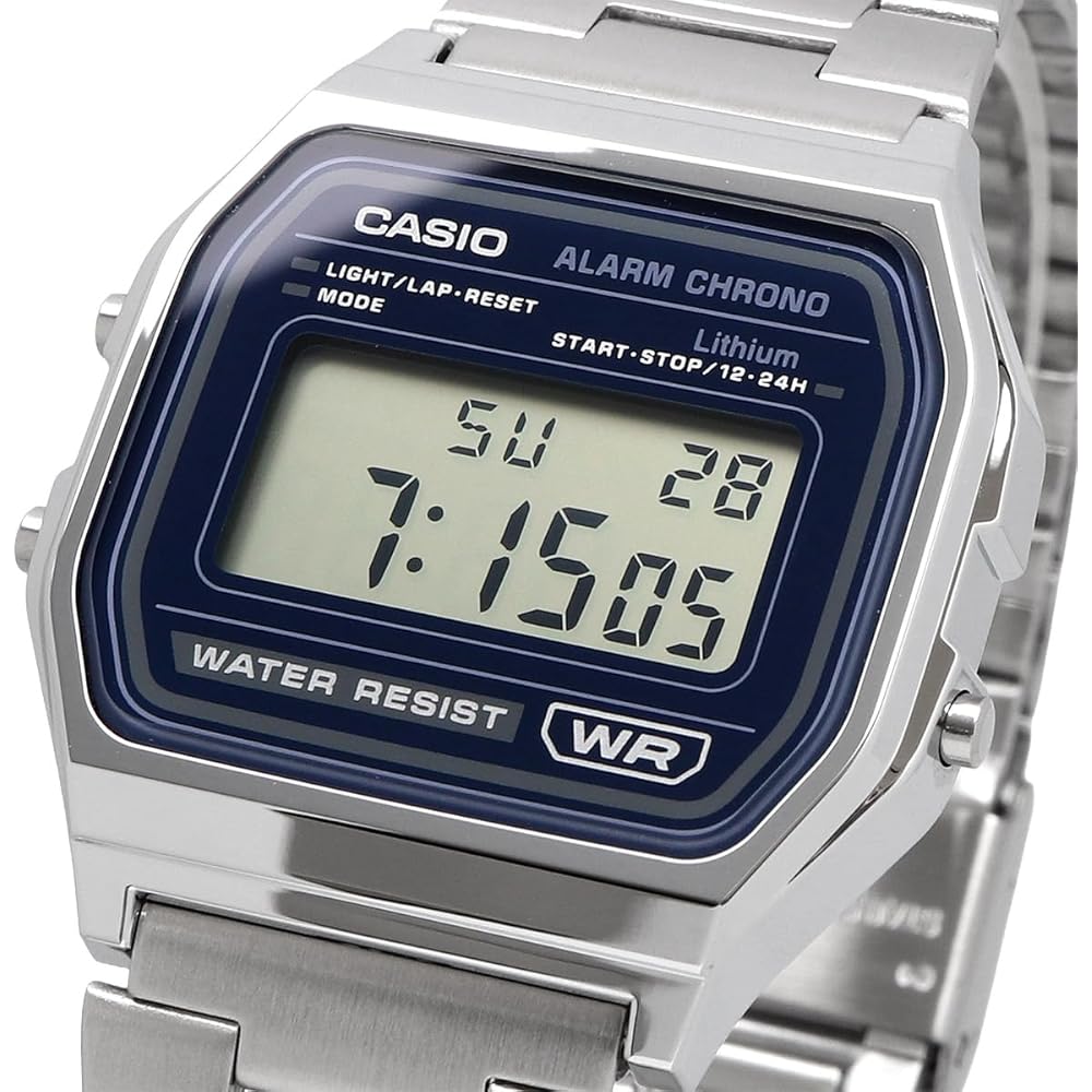 Casio Vintage Series A158WEA-2 Unisex Digital Watch Metal Band Blue