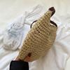Summer Rattan Crossbody Bags Women Saddle Straw Woven Shoulder Bag Handmade Knitted Lady Small Handbags