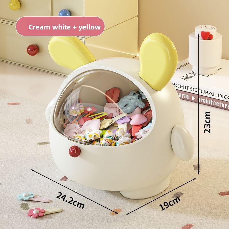 Desktop Storage Box Cartoon Large Capacity Creative Plastic Hairpin Jewelry Mini Premium Hair Accessories Storage Box