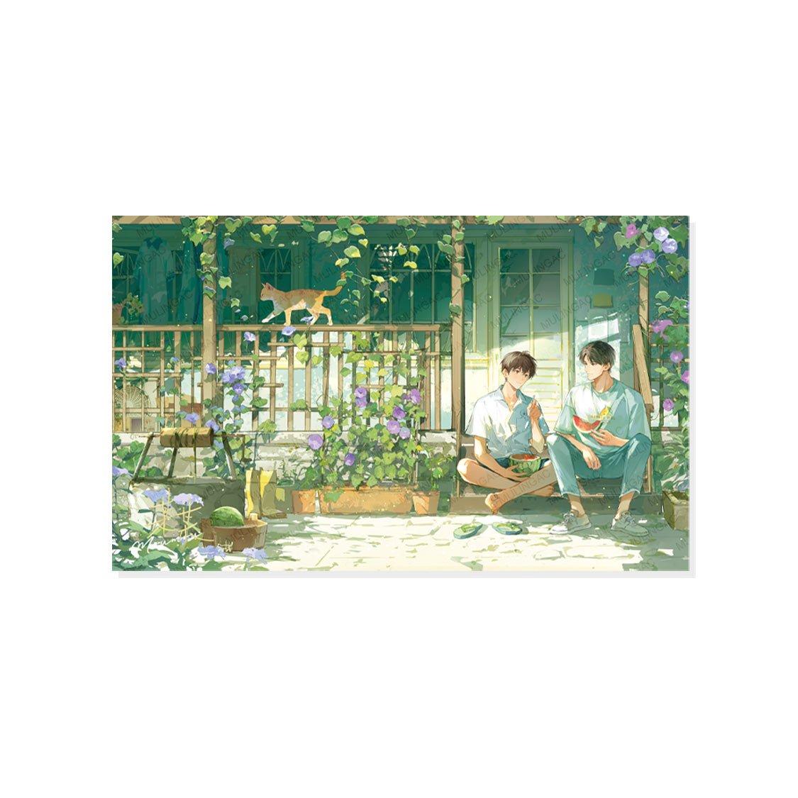 

The Only One | Mou Mou Badge & Acrylic Stand Figure & Quicksand Standee Set