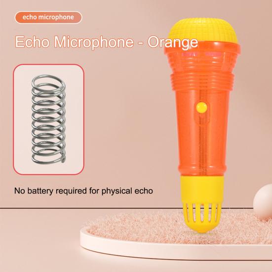 Kindermikrofon Sicher Keine Batterie erforderlich Physischer Echo Umweltfreundlich Geruchsfrei Unterhaltung Interaktiv Große Größe Echo-Mikrofon Spielzeug für Kind