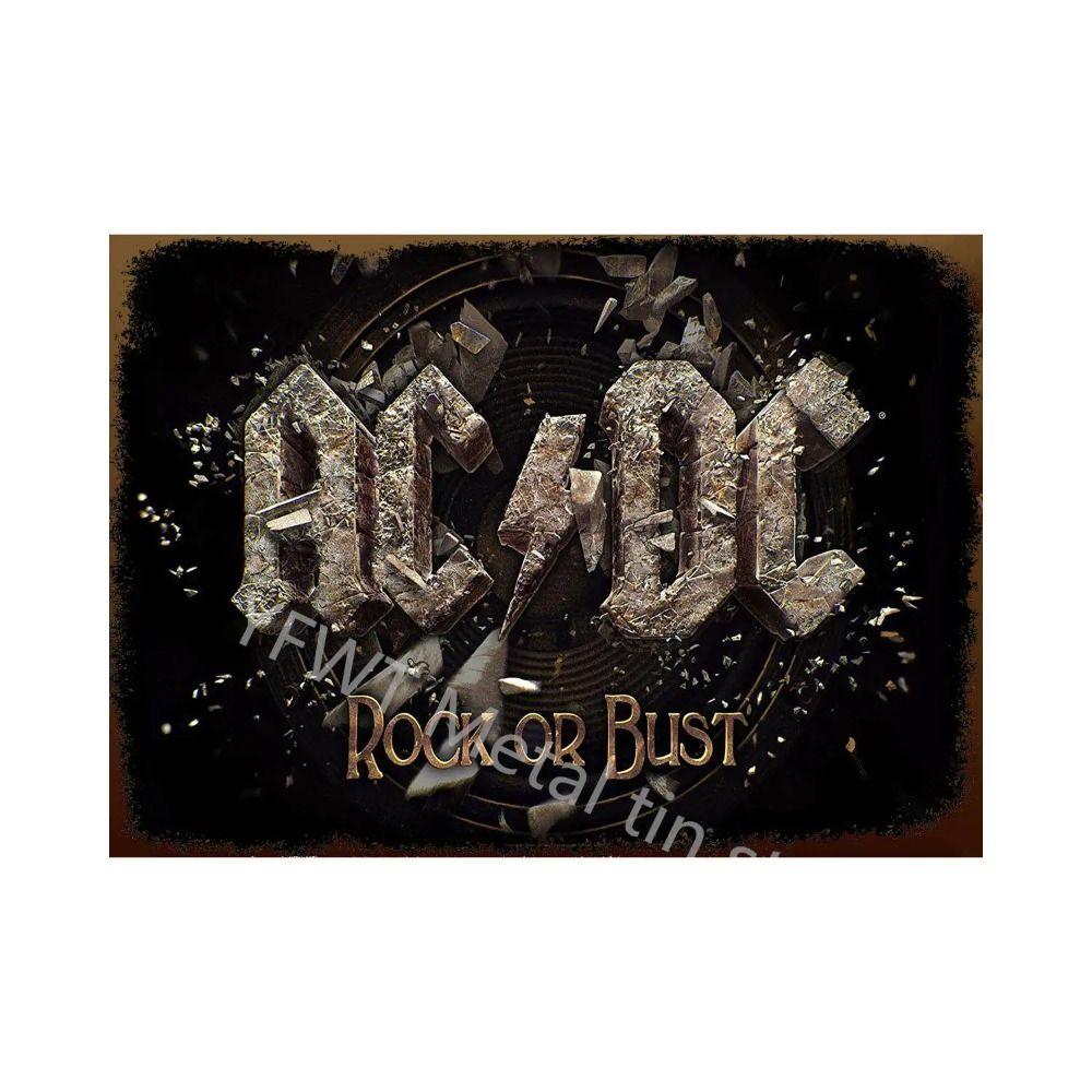 

Винтажная металлическая табличка рок-группы, декор для дома, бара, гаража, клуба 20x30 см