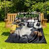 1pc Sheep Shaun Dog Outdoor Blanket Lightweight Flannel, Soft & Warm, All-Season Use for Sofa, Outdoor, Camping, Living Room041