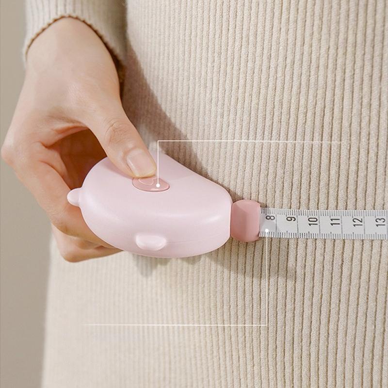 Baby Bear Three-Piece Household Magnetic Self-Measuring Soft Leather Tape Measure for Clothing Measurement