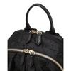 Daks Black Flower Pattern Fabric Backpack Dcba6f503bk