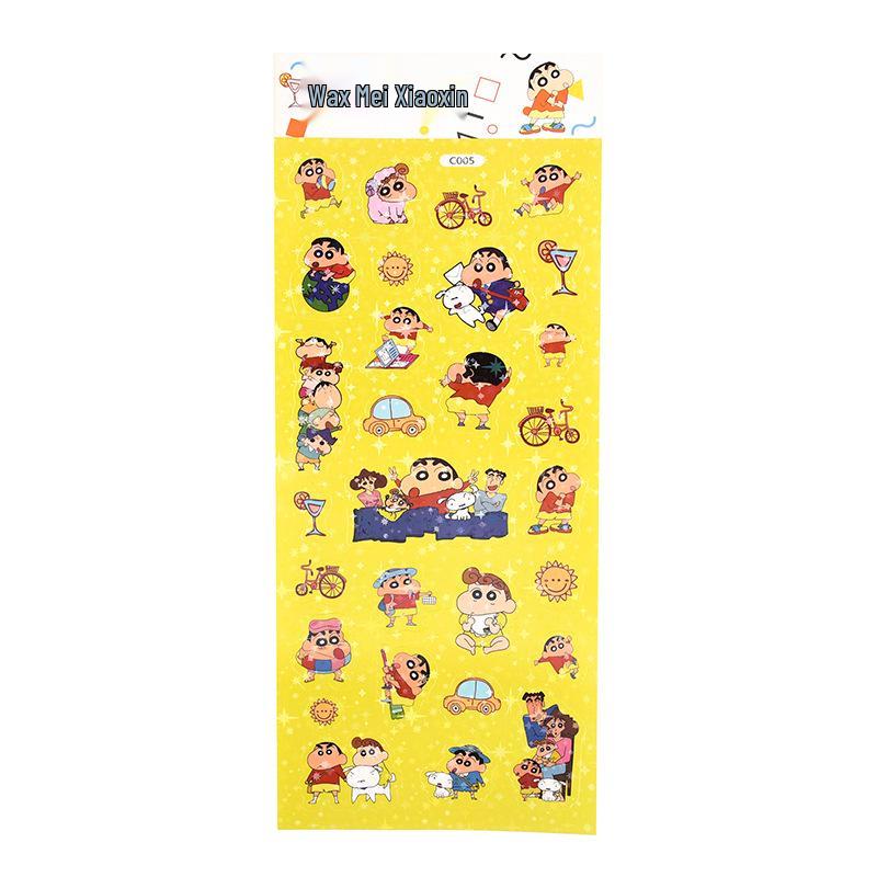 Cartoon Anime Stickers: Crayon Shin-chan, Chibi Maruko-chan, Doraemon – Fun DIY Journal Decals