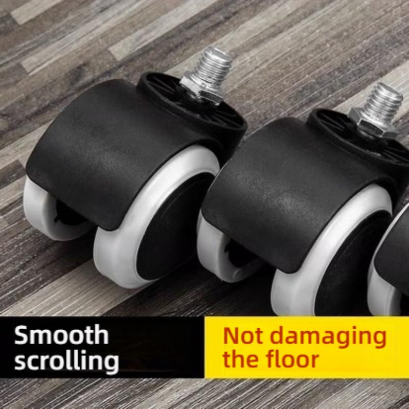 5/1 STK Stuhlrollen-Ersatz, weiche, stumme Schreibtischrollen für Arbeitsstühle, robuste, sicher rollende Bürostuhlrollen