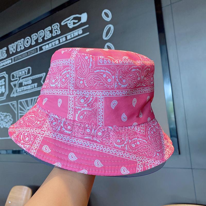 Graffiti Printed Fisherman Hat For Men And Women Personalized  Outdoor Leisure Sunshade Versatile