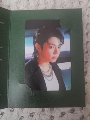 [USED] Jungkook Exhibition Admission Bonus Trading Card Golden JUNG KOOK