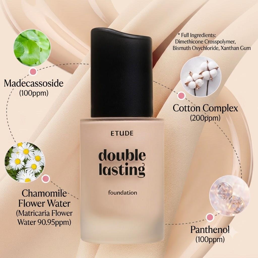 ETUDE Double Lasting Foundation 30g (+Dárek zdarma)