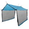 Camping Tarp with Mesh Walls Blue 340 x 260 x 220 cm