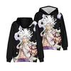 Felpe con Cappuccio Cartone Animato ONE PIECE Uomo/Donna Monkey D. Felpe con cappuccio e felpeoversize di Luffy