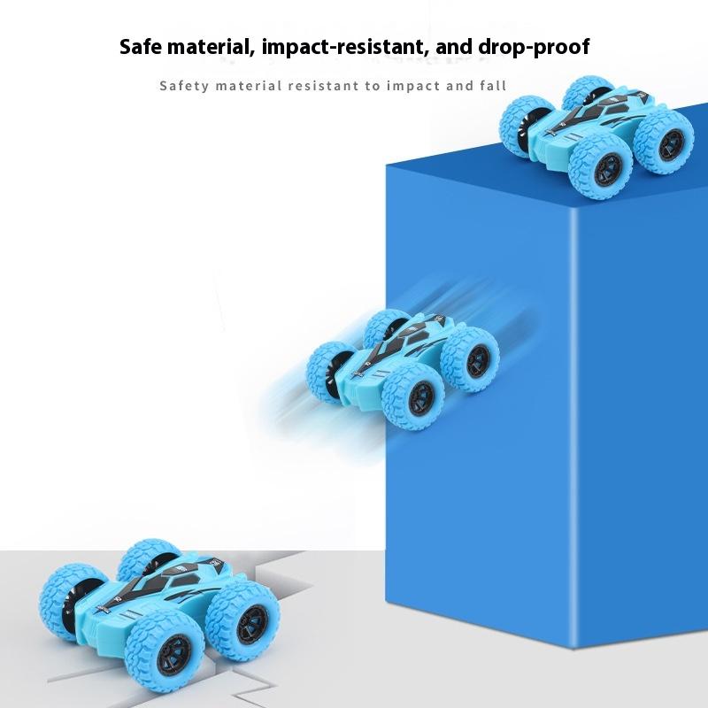 Children's Toy Car Boy Small Toy Double-sided Stunt Dump Inertia Four-wheel Drive Off-road Vehicle