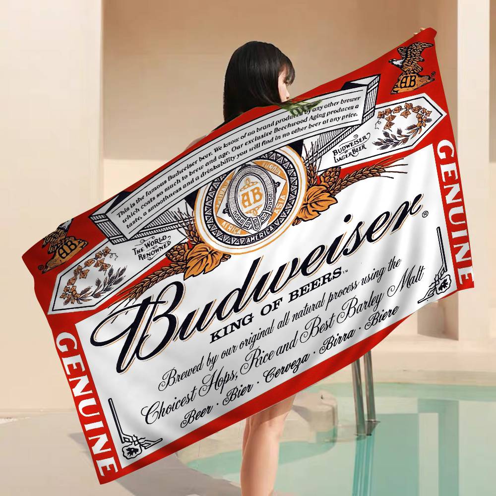 B-Budweiser Cartoon Strandtuch Süßes Kawaii Zimmerdeko Badezimmer Mädchen Kinder Handtücher Für Badezimmer Dusche