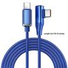 120W Super Fast Charging Cord Type C To Type C 90 Degree Elbow Cable 0.25/1/1.5/2M Length Usb C Quick Charge Phone Cables