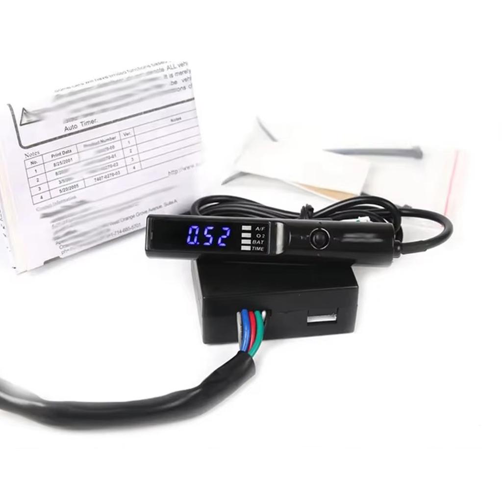 Universal Auto 12V Car Electronic Digital Turbo Timer Red / Blue LED Digital Display For Turbo & NA Black Pen Control