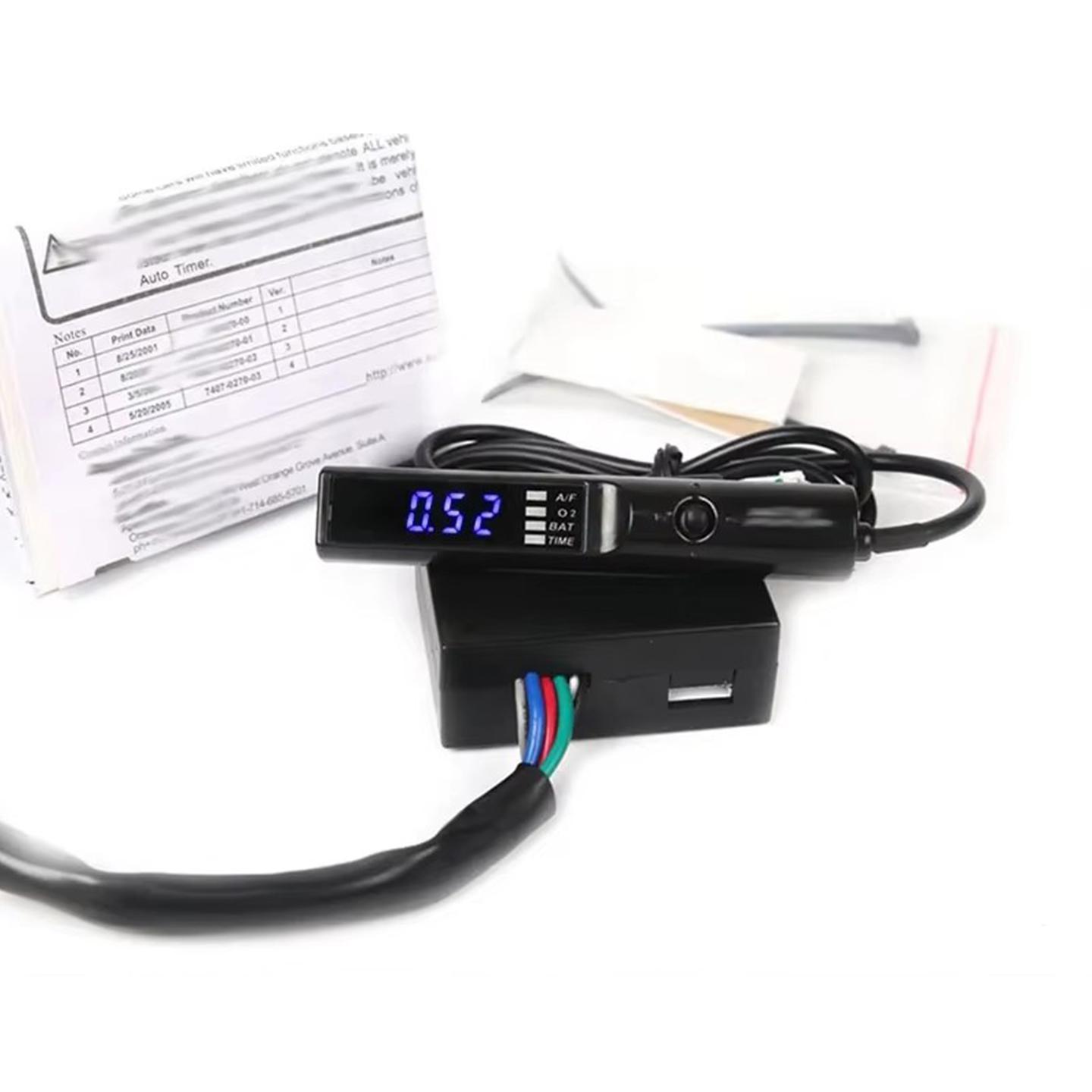 

Universal Auto 12V Car Electronic Digital Turbo Timer Red / Blue LED Digital Display For Turbo & NA Black Pen Control синий