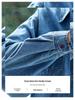 Retro Blue Washed Denim Women's Long Sleeve Shirt Jacket - Spring 2026 Fashion