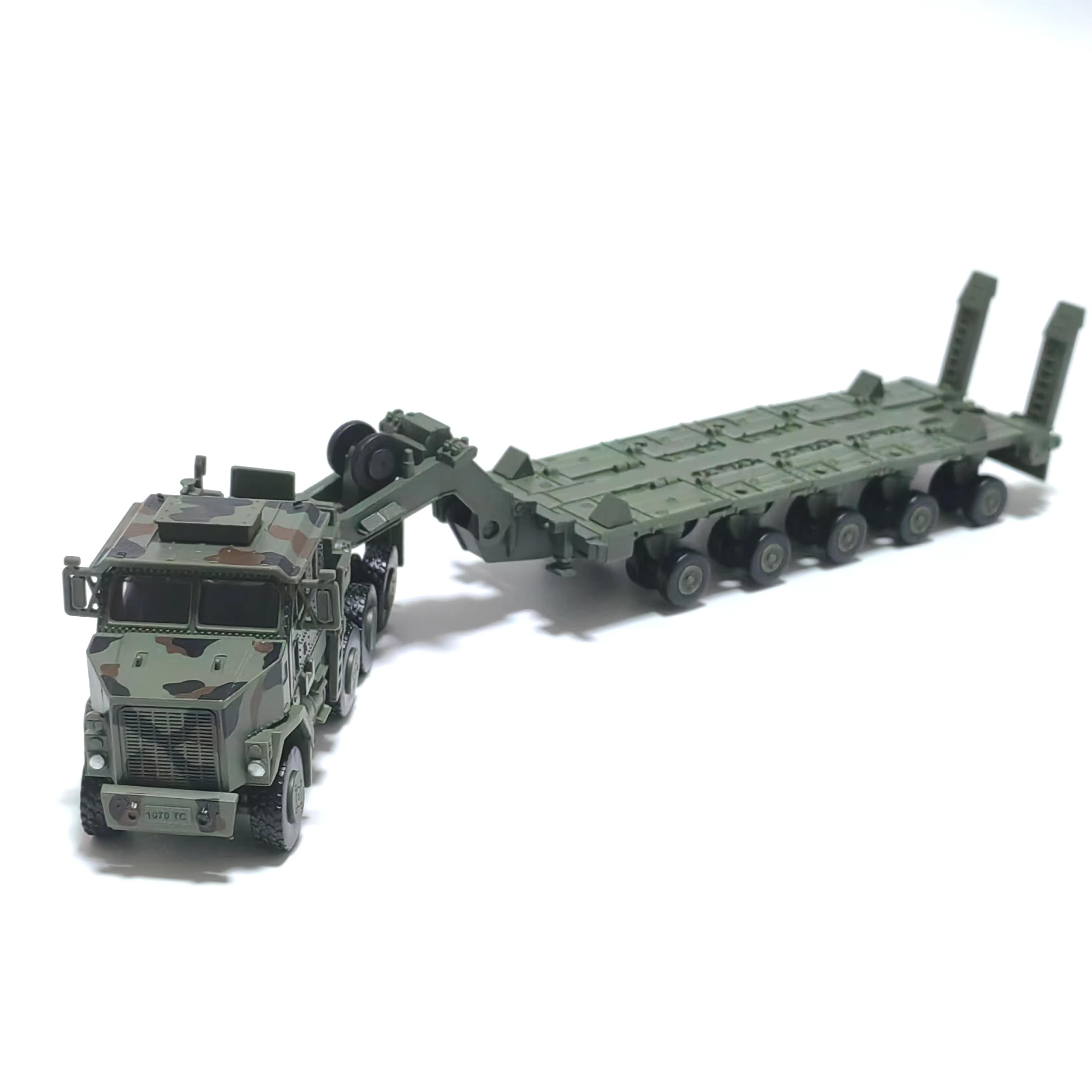 

Green M1070 1/72 Scale Military Transport Vehicle ABS Plastic Vehicle Model Kit – DIY Assembly Child Toy Christmas Gift