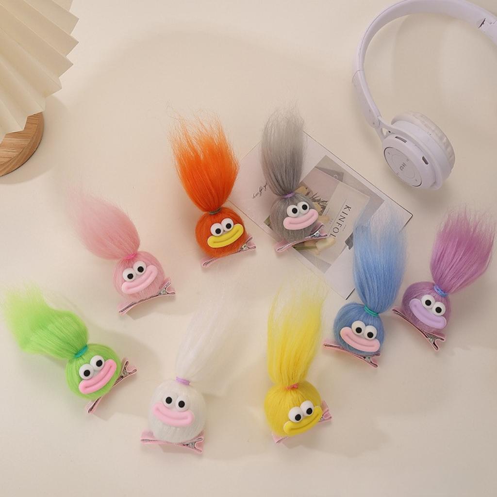 Funny Ugly Doll Plush Hair Clip Dopamine Sausage Mouth Doll Duckbill Clip Super Cute Sweet Girl Bangs Hair Accessory Hair Clip